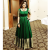 Auspicious Green Butti Stitched Gown